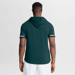 Philadelphia Eagles Optimal Play Short Sleeve Hooded T-Shirt - Midnight Green T-shirts