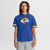 Los Angeles Rams Optimal Play Short Sleeve Hooded T-Shirt - Royal T-shirts