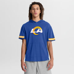 Los Angeles Rams Optimal Play Short Sleeve Hooded T-Shirt - Royal T-shirts