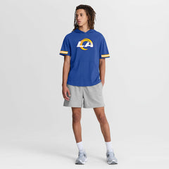 Los Angeles Rams Optimal Play Short Sleeve Hooded T-Shirt - Royal T-shirts