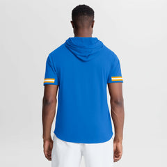 Los Angeles Chargers Optimal Play Short Sleeve Hooded T-Shirt - Powder Blue T-shirts
