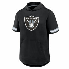 Las Vegas Raiders Optimal Play Short Sleeve Hooded T-Shirt - Black T-shirts