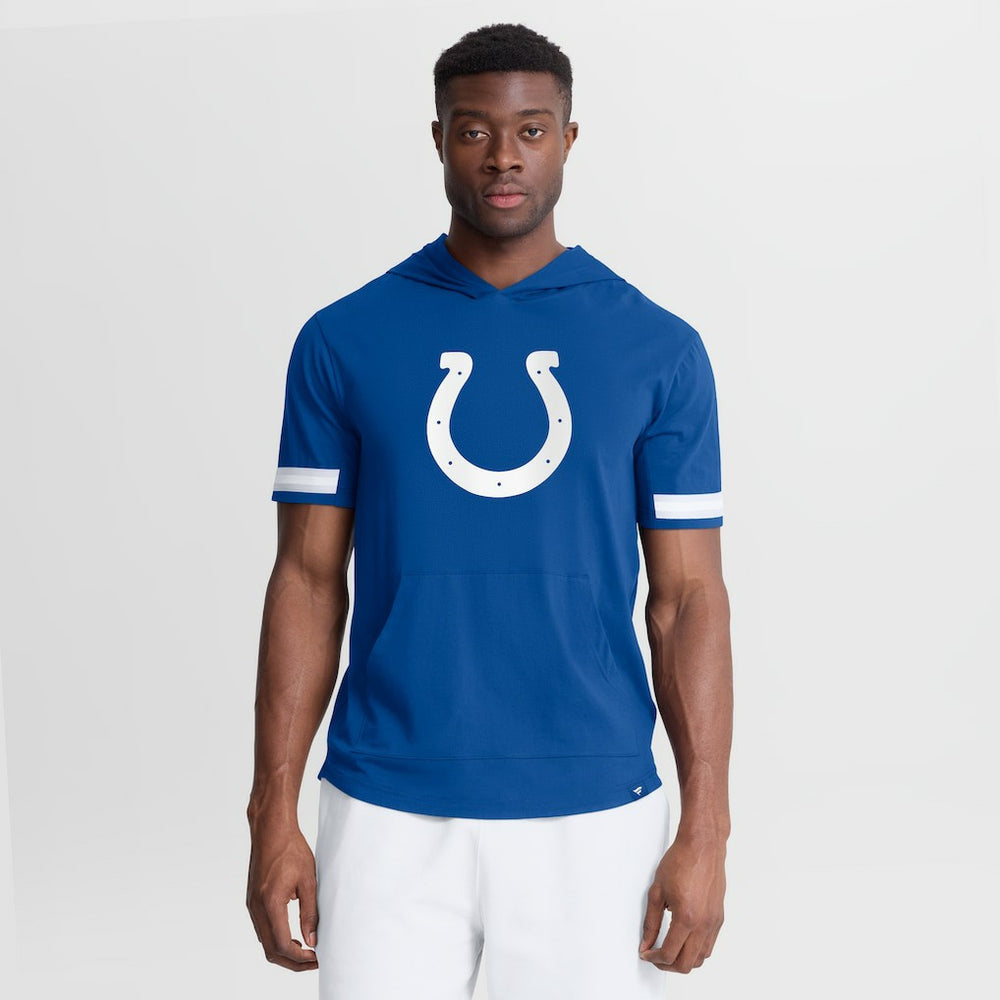 Indianapolis Colts Optimal Play Short Sleeve Hooded T-Shirt - Royal T-shirts