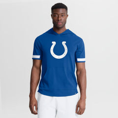 Indianapolis Colts Optimal Play Short Sleeve Hooded T-Shirt - Royal T-shirts