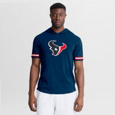 Houston Texans Optimal Play Short Sleeve Hooded T-Shirt - Navy T-shirts