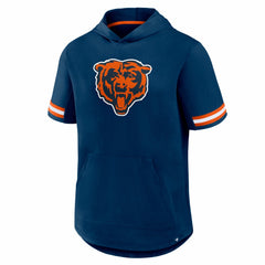 Chicago Bears Optimal Play Short Sleeve Hooded T-Shirt - Navy T-shirts
