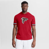 Atlanta Falcons Optimal Play Short Sleeve Hooded T-Shirt - Red T-shirts
