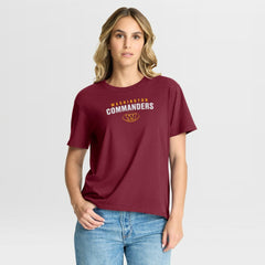 Washington Commanders Women's Fade Legacy T-Shirt - Burgundy T-shirts