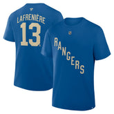 Alexis Lafreniere New York Rangers Fanatics Authentic Stack Name & Number T-Shirt - Blue | US 2001571407