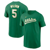 Jacob Wilson Athletics Nike Fuse Name & Number T-Shirt - Green T-shirts