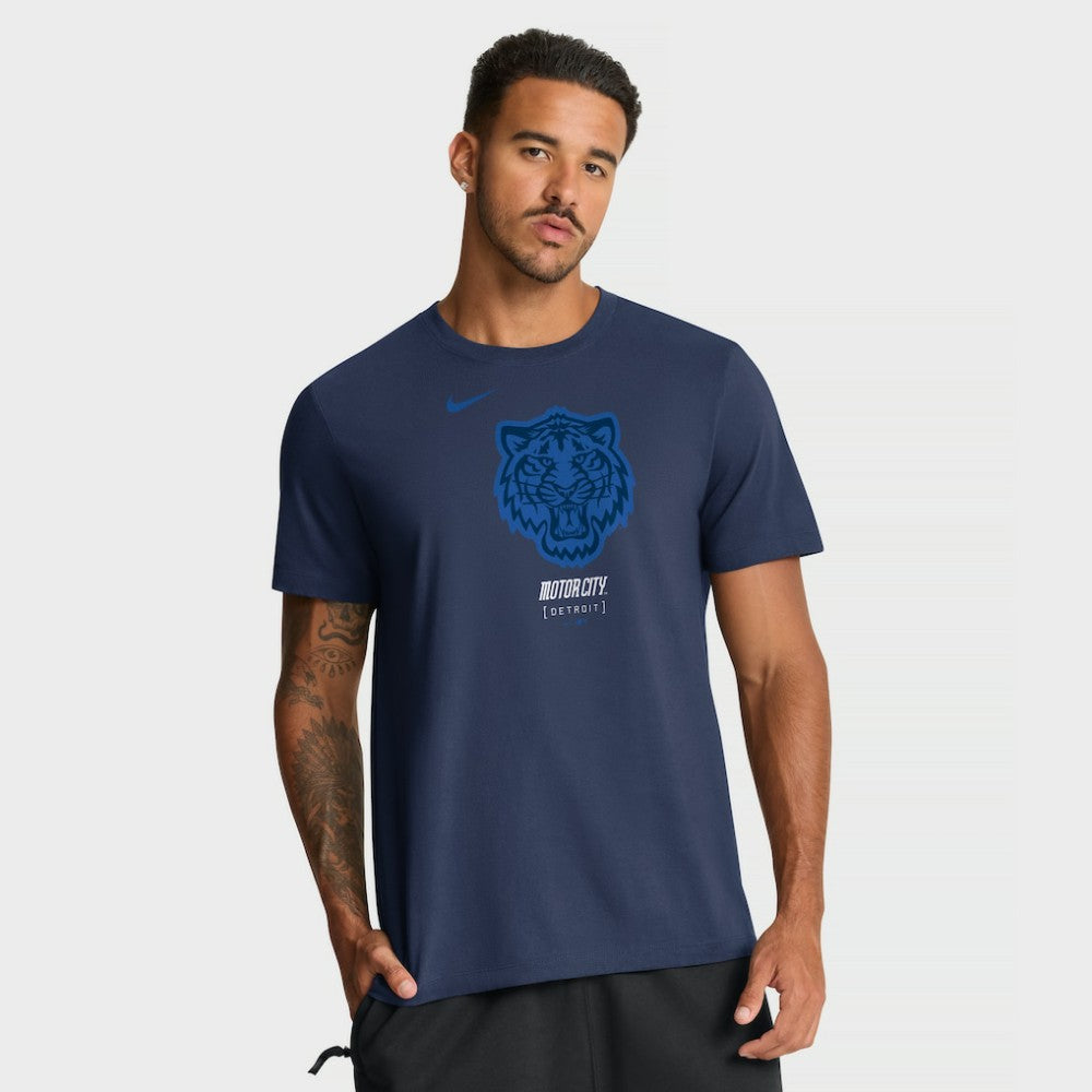 Detroit Tigers Nike City Connect Wordmark T-Shirt - Navy T-shirts
