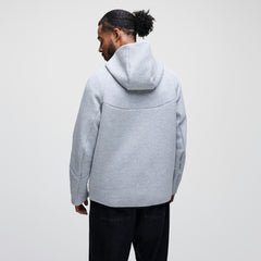 Green Bay Packers Tech Fleece Raglan Full-Zip Windrunner Hoodie - Heather Gray Hoodies
