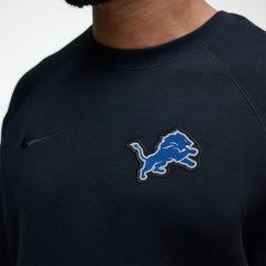Detroit Lions Tech Fleece Raglan Sweatshirt - Black Sweatshirts