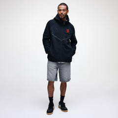 Detroit Tigers Nike Tech Fleece Raglan Full-Zip Windrunner Hoodie - Black Hoodies