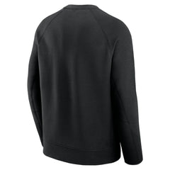 San Francisco Giants Nike Tech Fleece Raglan Sweatshirt - Black Sweatshirts