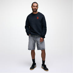 Detroit Tigers Nike Tech Fleece Raglan Sweatshirt - Black Sweatshirts