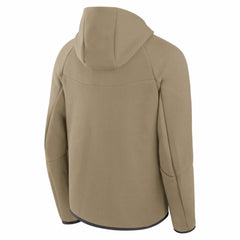 Atlanta Braves Nike Tech Fleece Raglan Full-Zip Windrunner Hoodie - Tan Hoodies