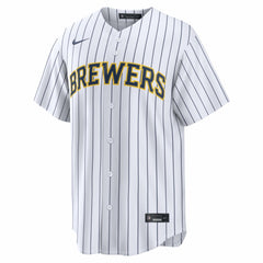 Christian Yelich Milwaukee Brewers Nike Alternate Replica Jersey - White Jerseys