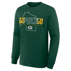Green Bay Packers Homeward Bound Long Sleeve T-Shirt - Green T-shirts