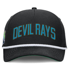 Tampa Bay Rays Nike Cooperstown Collection Rise Adjustable Hat - Black Hats