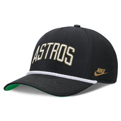 Houston Astros Nike Cooperstown Collection Rise Adjustable Hat - Black Hats