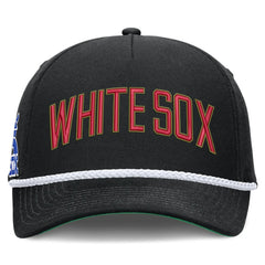 Chicago White Sox Nike Cooperstown Collection Rise Adjustable Hat - Black Hats