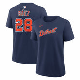 Javier Báez Detroit Tigers Nike Women's Alternate Name & Number T-Shirt - Navy T-shirts