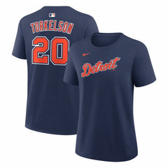 Spencer Torkelson Detroit Tigers Nike Women's Alternate Name & Number T-Shirt - Navy T-shirts
