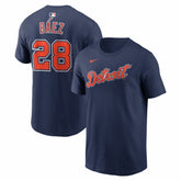 Javier Báez Detroit Tigers Nike Alternate Name & Number T-Shirt - Navy T-shirts