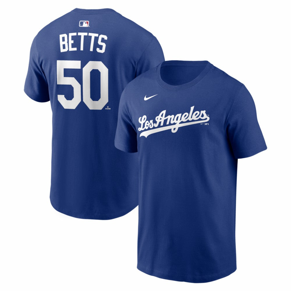 Mookie Betts Los Angeles Dodgers Nike Alternate Name & Number T-Shirt - Royal T-shirts