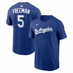 Freddie Freeman Los Angeles Dodgers Nike Alternate Name & Number T-Shirt - Royal T-shirts