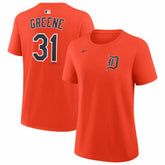 Riley Greene Detroit Tigers Nike Women's Name & Number T-Shirt - Orange T-shirts