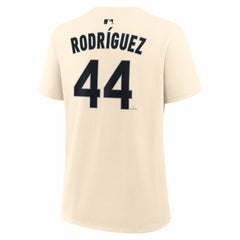 Julio Rodriguez Seattle Mariners Nike Women's Name & Number T-Shirt - Natural T-shirts