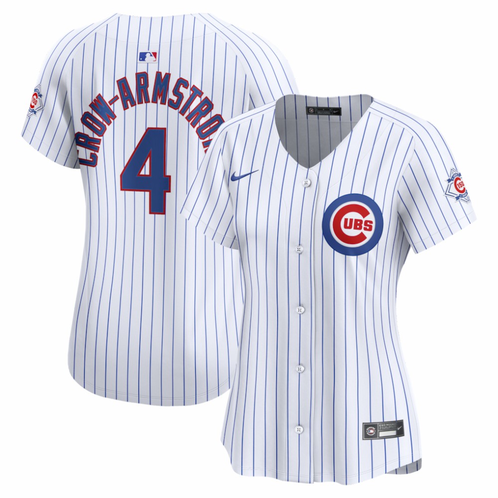 Pete Crow-Armstrong Chicago Cubs Nike Women's 150th Anniversary Limited Jersey - White Jerseys