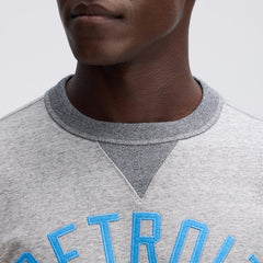 Detroit Lions IconicFleece Pocket Sweatshirt - Heather Gray Sweatshirts
