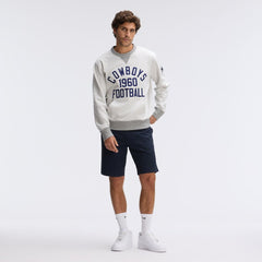 Dallas Cowboys IconicFleece Pocket Sweatshirt - Heather Gray Sweatshirts