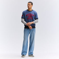 Buffalo Bills IconicFleece Short Sleeve Sweatshirt - Royal Sweatshirts