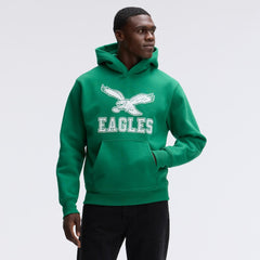 Philadelphia Eagles IconicFleece Flocked Hoodie - Kelly Green Hoodies