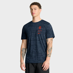 Detroit Tigers Nike Velocity Dri-FIT T-Shirt - Navy T-shirts