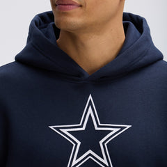 Dallas Cowboys IconicFleece Flocked Hoodie - Navy Hoodies