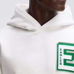 Philadelphia Eagles IconicFleece Letterman Hoodie - Oatmeal Hoodies