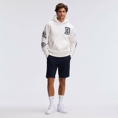 Dallas Cowboys IconicFleece Letterman Hoodie - Oatmeal Hoodies