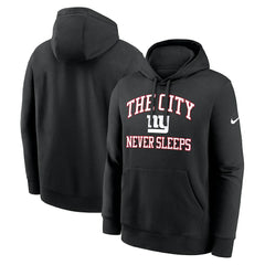 New York Giants The City Never Sleeps Club Fleece Hoodie - Black Hoodies