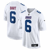 Jaxson Dart New York Giants Fashion Game Jersey - Tundra White Jerseys