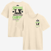 Seattle Seahawks Super Bowl LX Champions Long Ball T-Shirt - Natural T-shirts