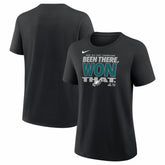 Philadelphia Eagles Women's 2025 NFC East Division Champions Locker Room Trophy Collection T-Shirt - Black T-shirts