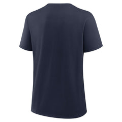 New England Patriots Women's 2025 AFC Champions Helmet T-Shirt - Navy T-shirts