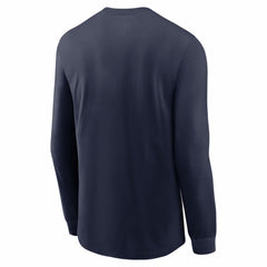 New England Patriots 2025 AFC Champions Team Nation Long Sleeve T-Shirt - Navy T-shirts