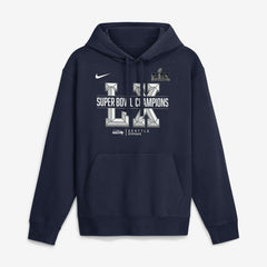 Seattle Seahawks Super Bowl LX Champions Sacrifice Hoodie - College Navy Hoodies