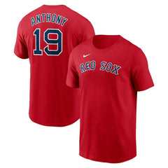 Roman Anthony Boston Red Sox Nike Fuse Name & Number T-Shirt - Red T-shirts